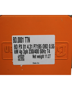 AT-Antrieb 0,55kW 230/400V 50Hz AM6 o/Sensor m/Schaltkasten